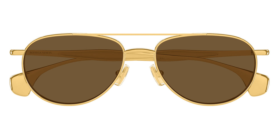 Bottega Veneta® BV1419S BV1419S 001 56 Sunglasses - 001-Gold