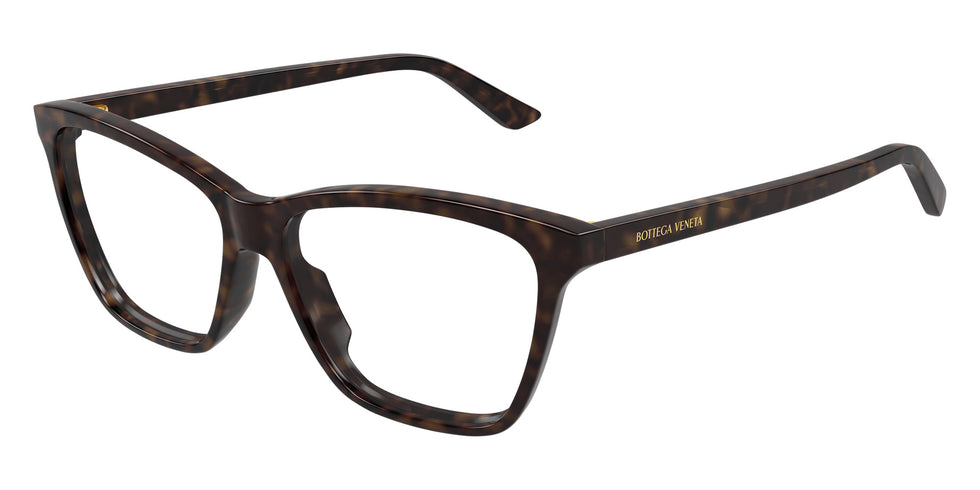 Bottega Veneta® BV1421O BV1421O 002 55 Eyeglasses - 002-Havana