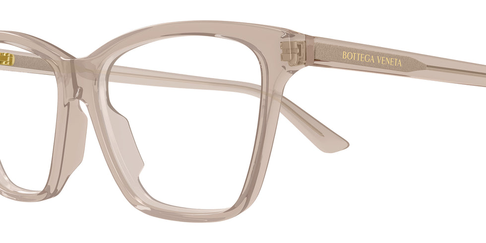 Bottega Veneta® BV1421O BV1421O 004 55 Eyeglasses - 004-Brown