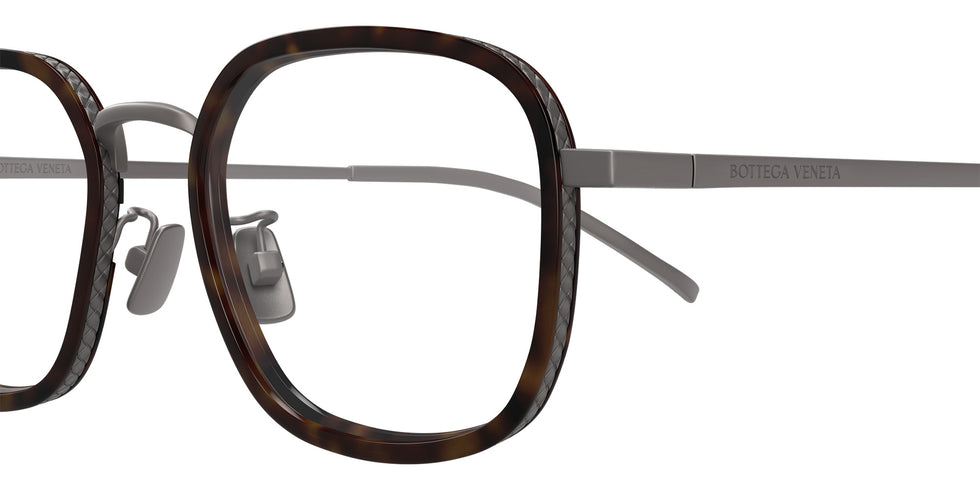 Bottega Veneta® BV1427OA BV1427OA 002 52 Eyeglasses - 002-Gunmetal