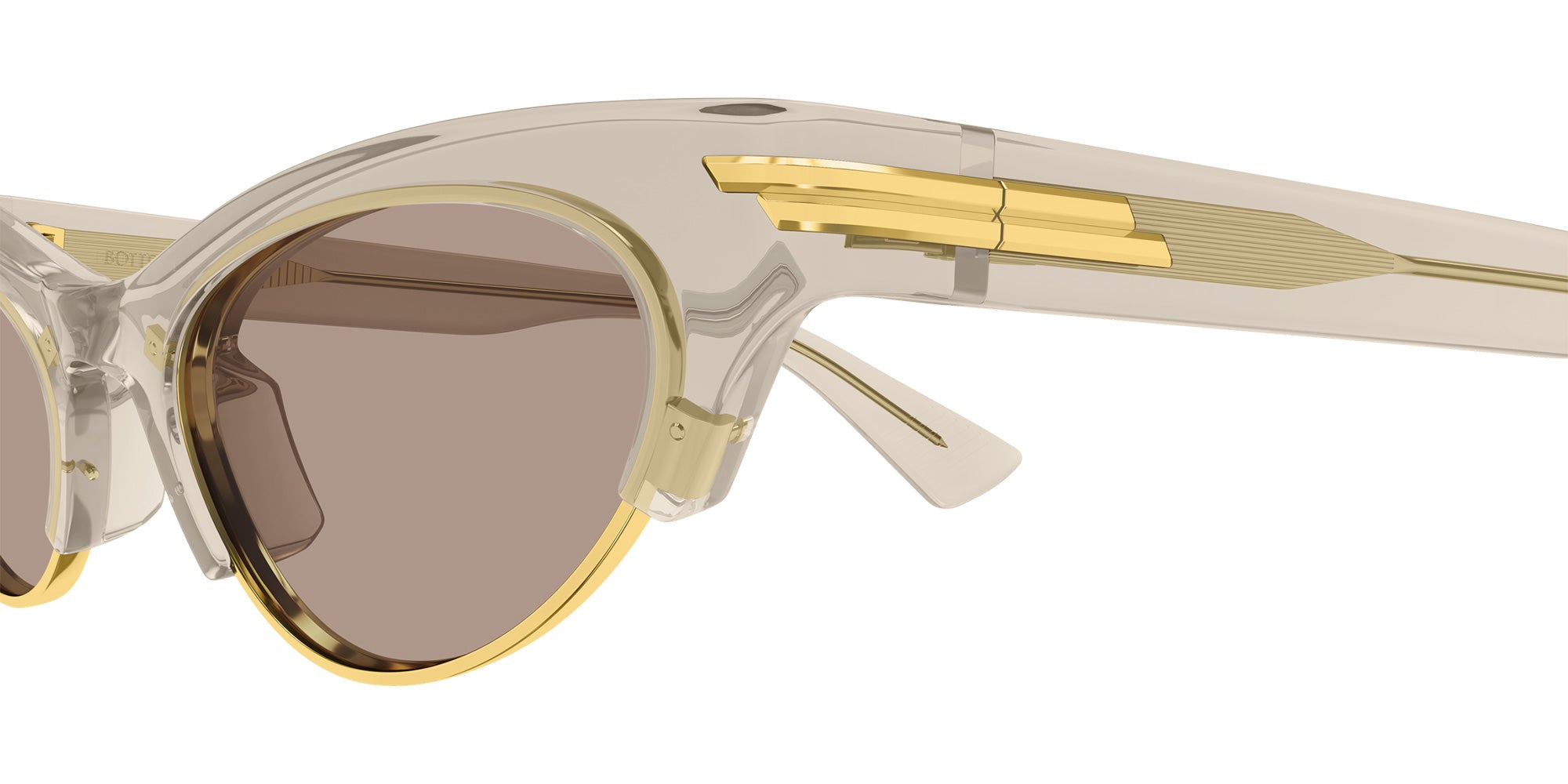 Bottega Veneta® BV1431S BV1431S 005 52 Sunglasses - 005-Brown