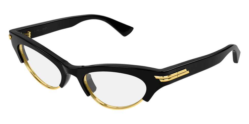 Bottega Veneta® BV1431S BV1431S 009 52 Sunglasses - 009-Black