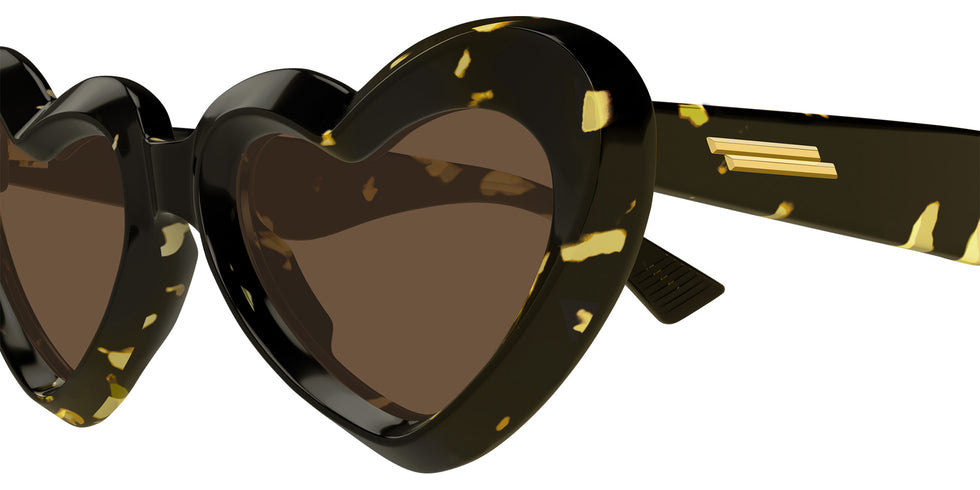 Bottega Veneta® BV1432S BV1432S 002 55 Sunglasses - 002-Havana