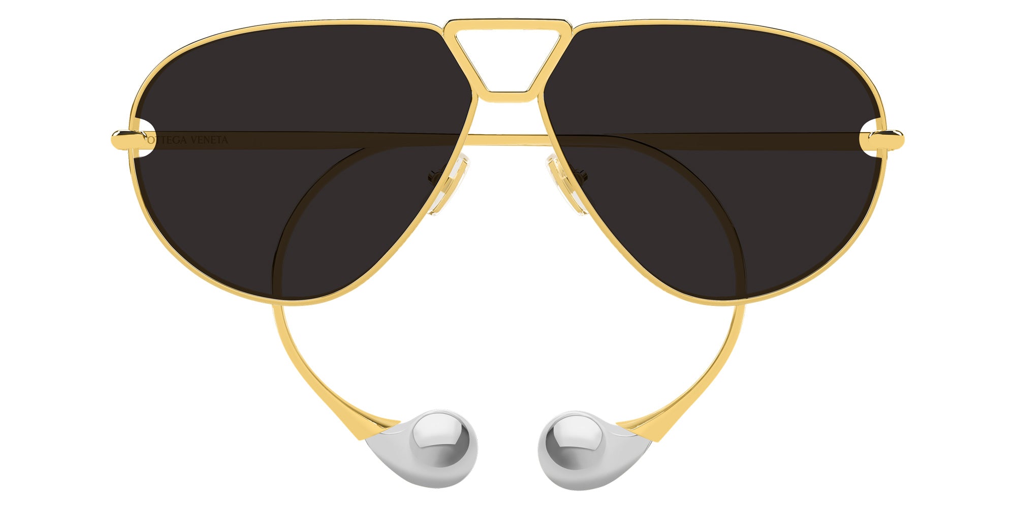 Bottega Veneta® BV1437S BV1437S 001 64 Sunglasses - 001-Gold
