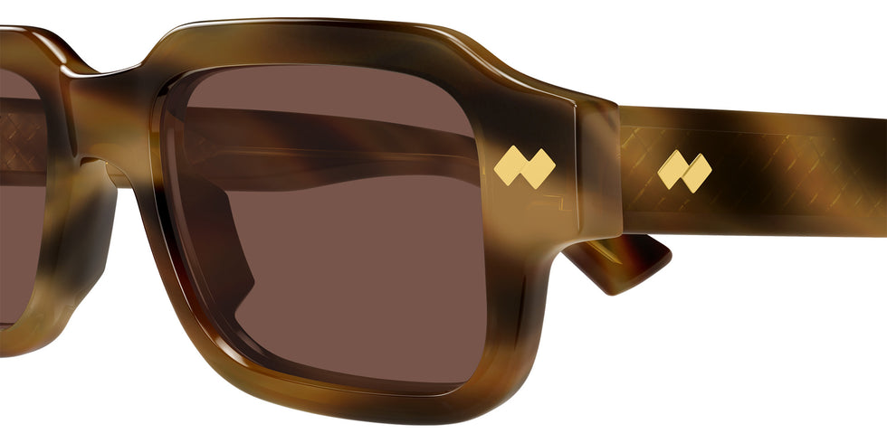 Bottega Veneta® BV1442S BV1442S 002 51 Sunglasses - 002-Havana
