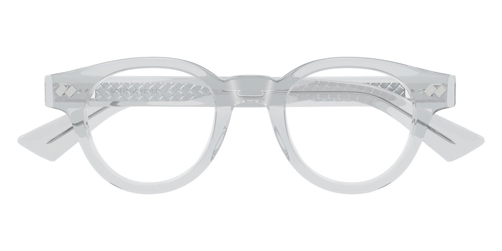 Bottega Veneta® BV1443O BV1443O 003 45 Eyeglasses - 003-Grey