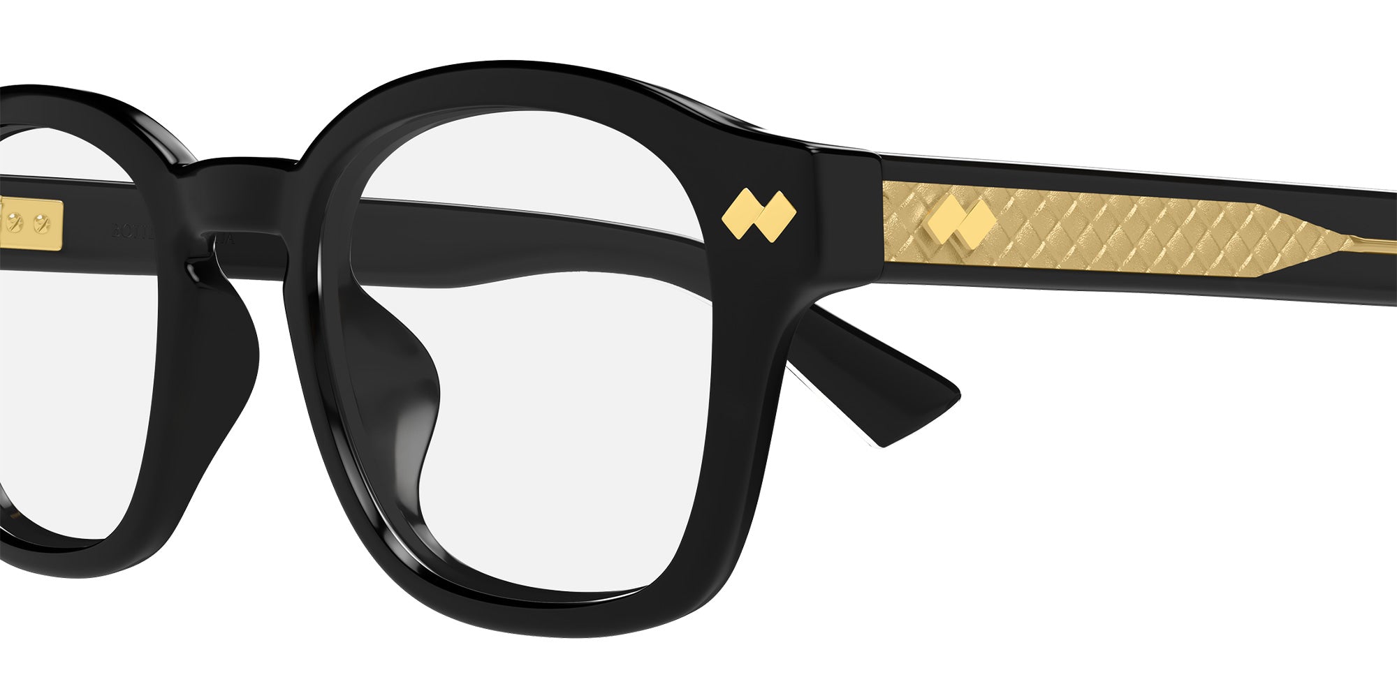 Bottega Veneta® BV1445OA BV1445OA 001 51 Eyeglasses - 001-Black