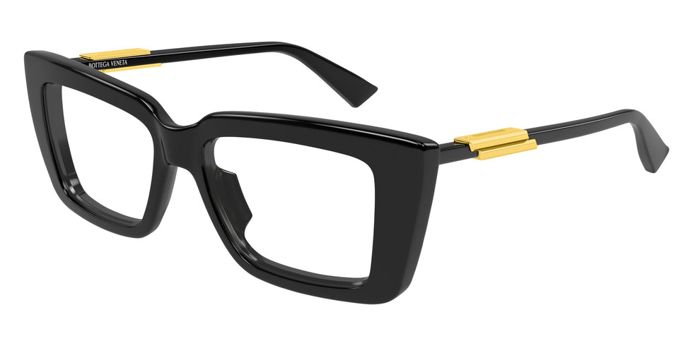 Bottega Veneta® BV1448O BV1448O 001 53 Eyeglasses - 001-Black