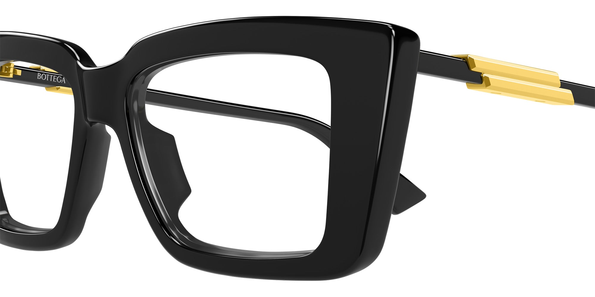 Bottega Veneta® BV1448O BV1448O 001 53 Eyeglasses - 001-Black