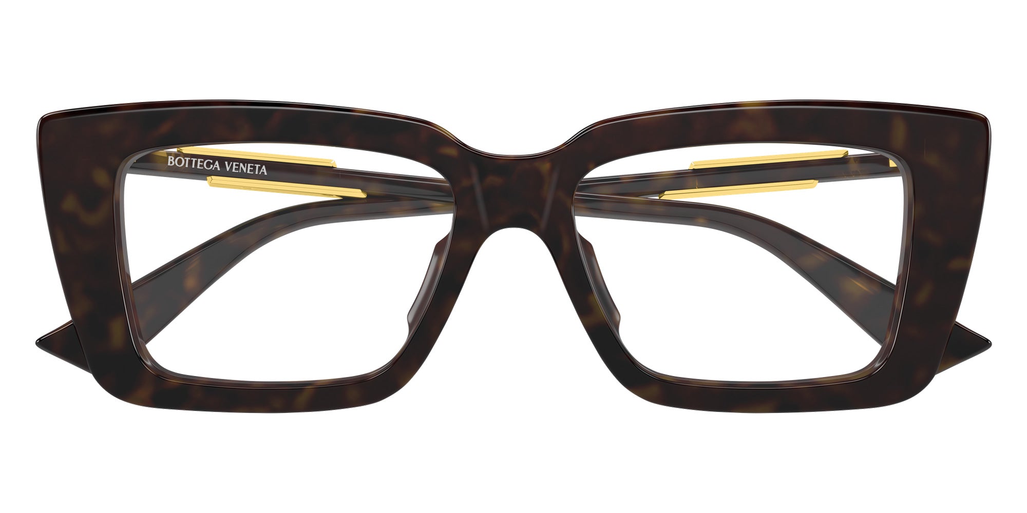 Bottega Veneta® BV1448O BV1448O 002 53 Eyeglasses - 002-Havana