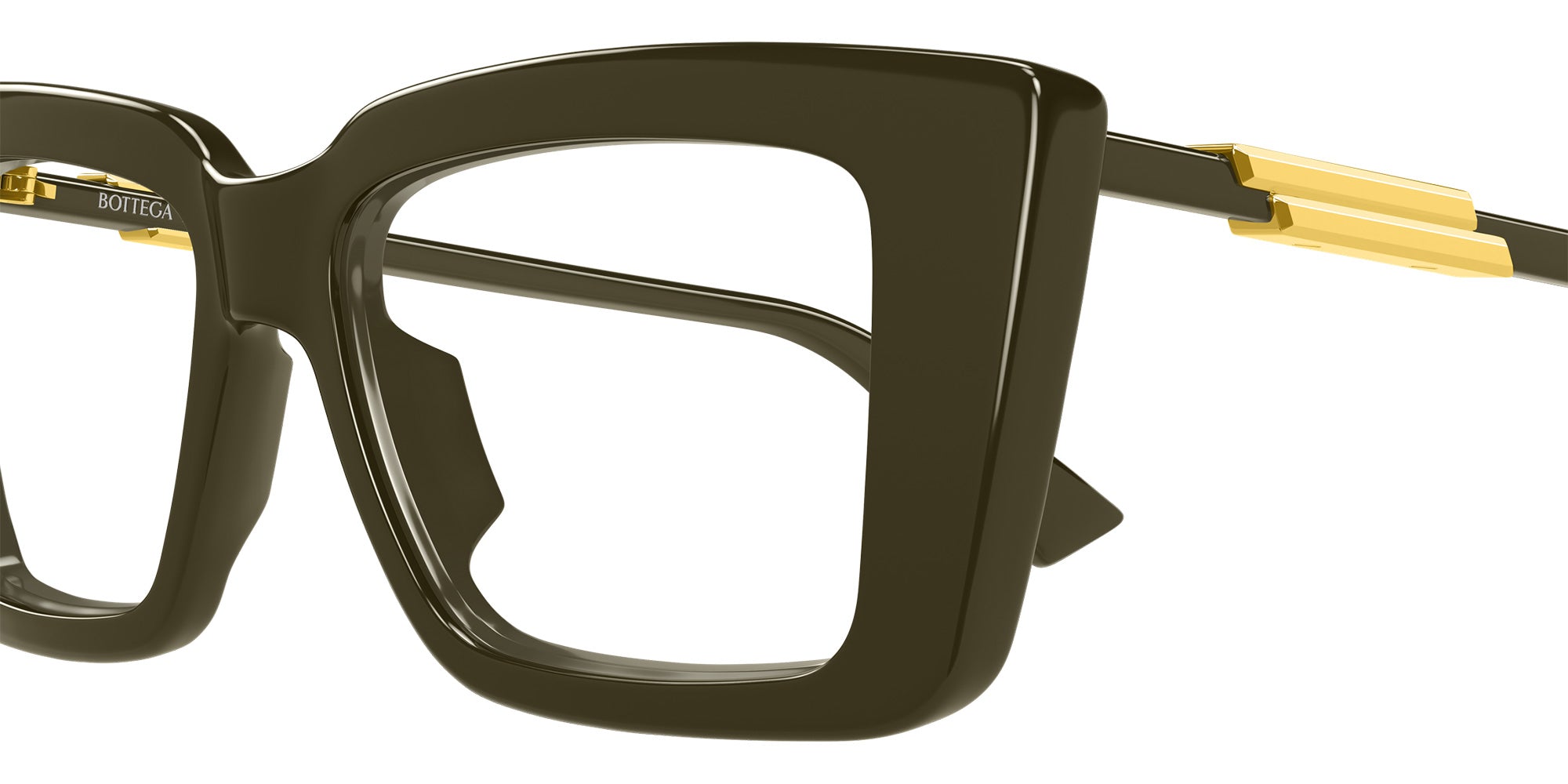 Bottega Veneta® BV1448O BV1448O 005 53 Eyeglasses - 005-Green
