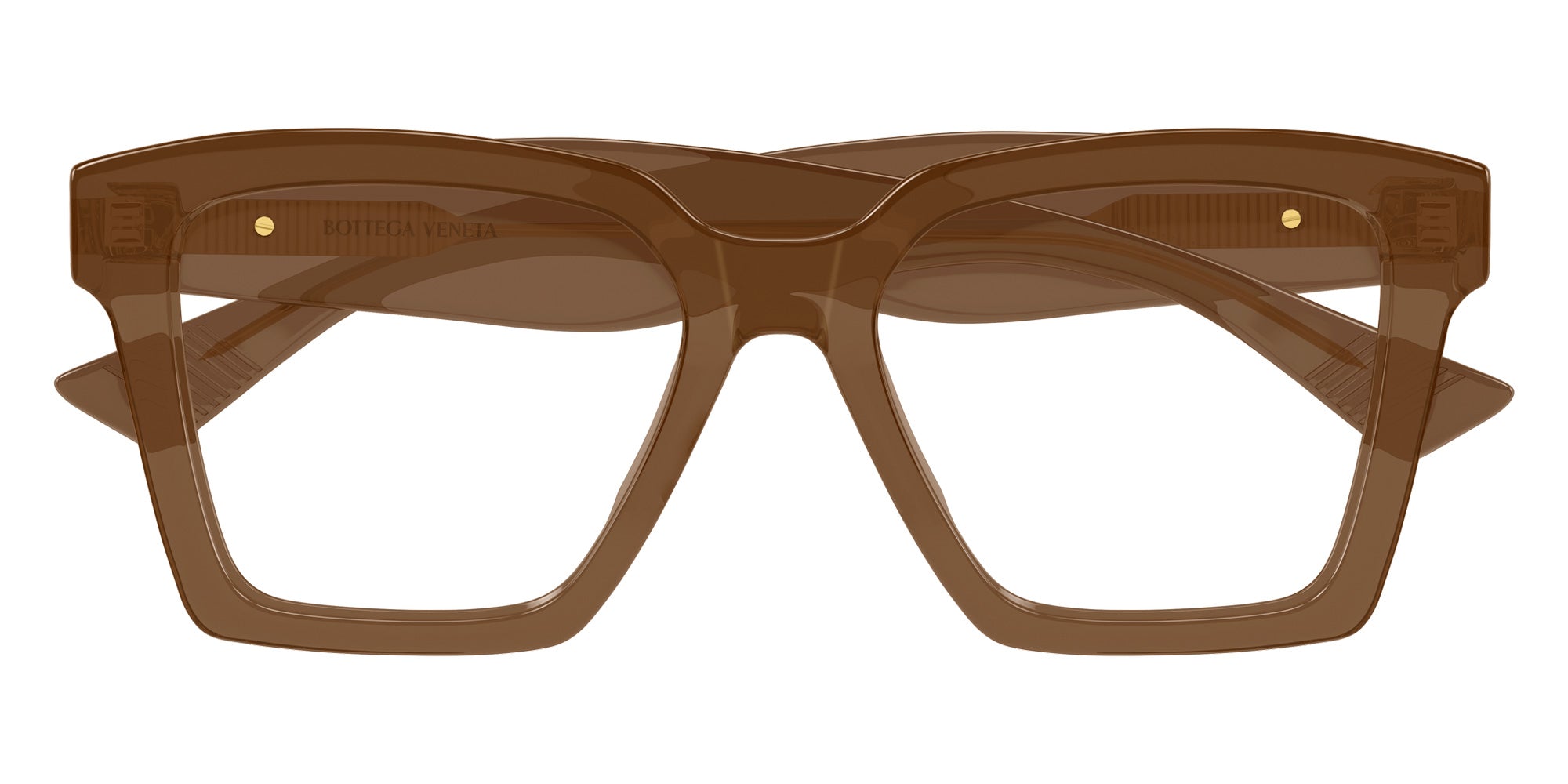 Bottega Veneta® BV1458O BV1458O 004 52 Eyeglasses - 004-Brown