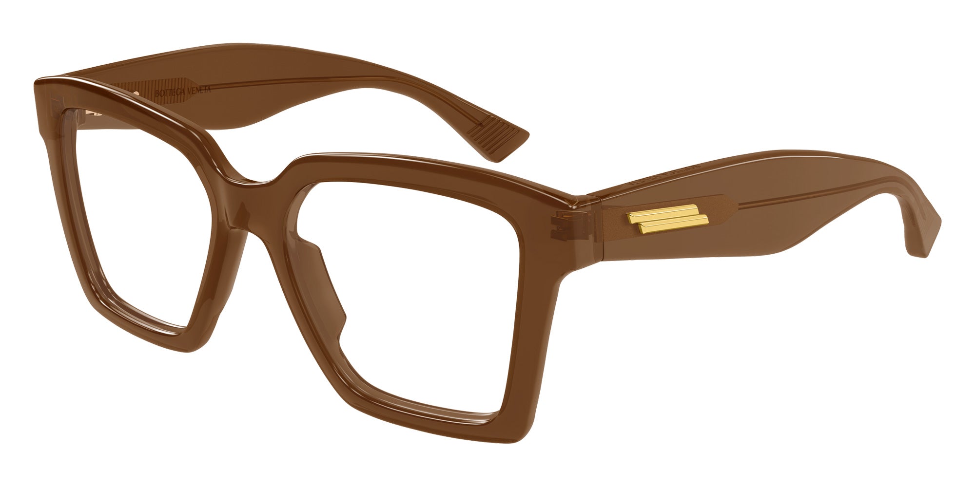Bottega Veneta® BV1458O BV1458O 004 52 Eyeglasses - 004-Brown