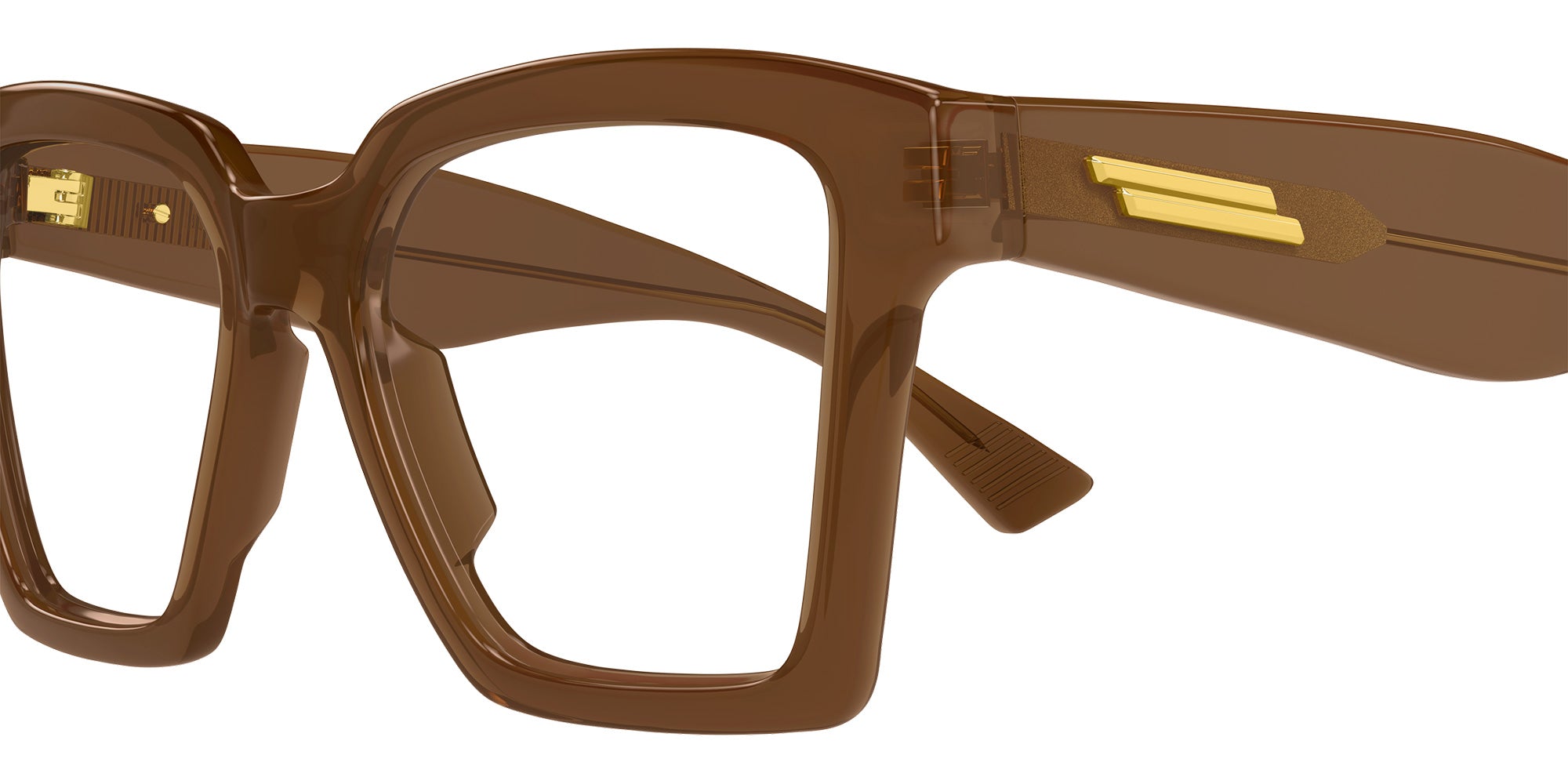 Bottega Veneta® BV1458O BV1458O 004 52 Eyeglasses - 004-Brown