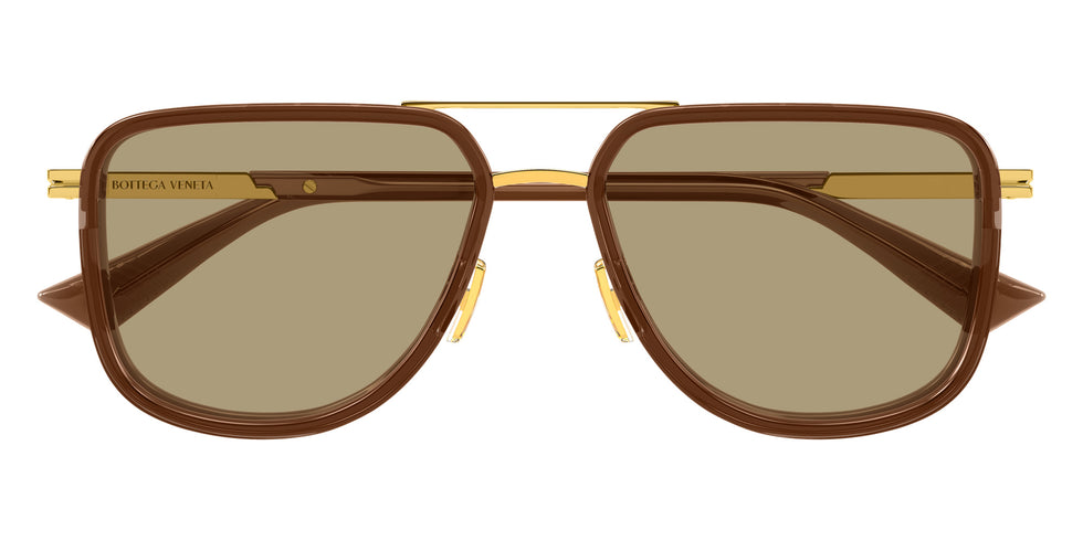 Bottega Veneta® BV1463S BV1463S 003 56 Sunglasses - 003-Gold