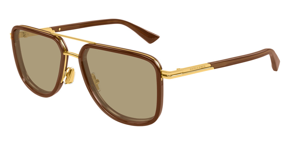 Bottega Veneta® BV1463S BV1463S 003 56 Sunglasses - 003-Gold