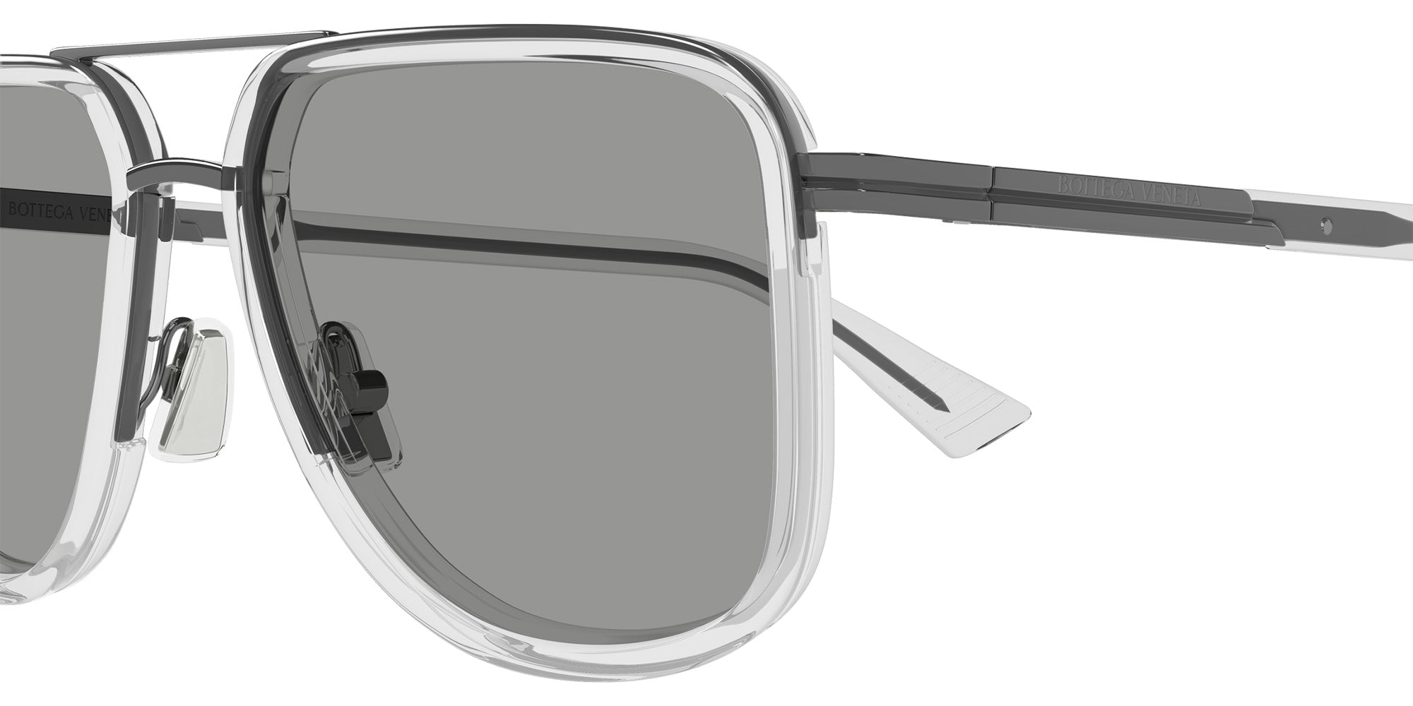 Bottega Veneta® BV1463S BV1463S 004 56 Sunglasses - 004-Gunmetal