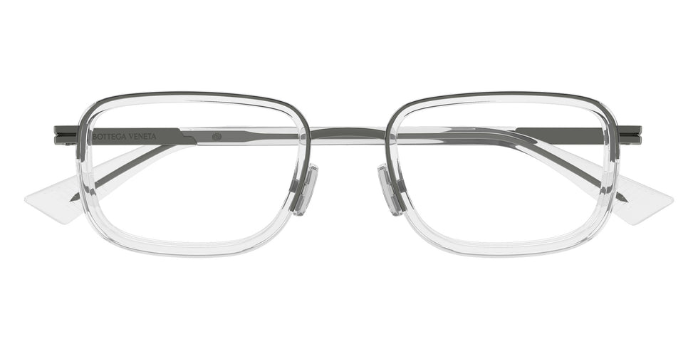 Bottega Veneta® BV1464O BV1464O 008 53 Eyeglasses - 008-Gunmetal