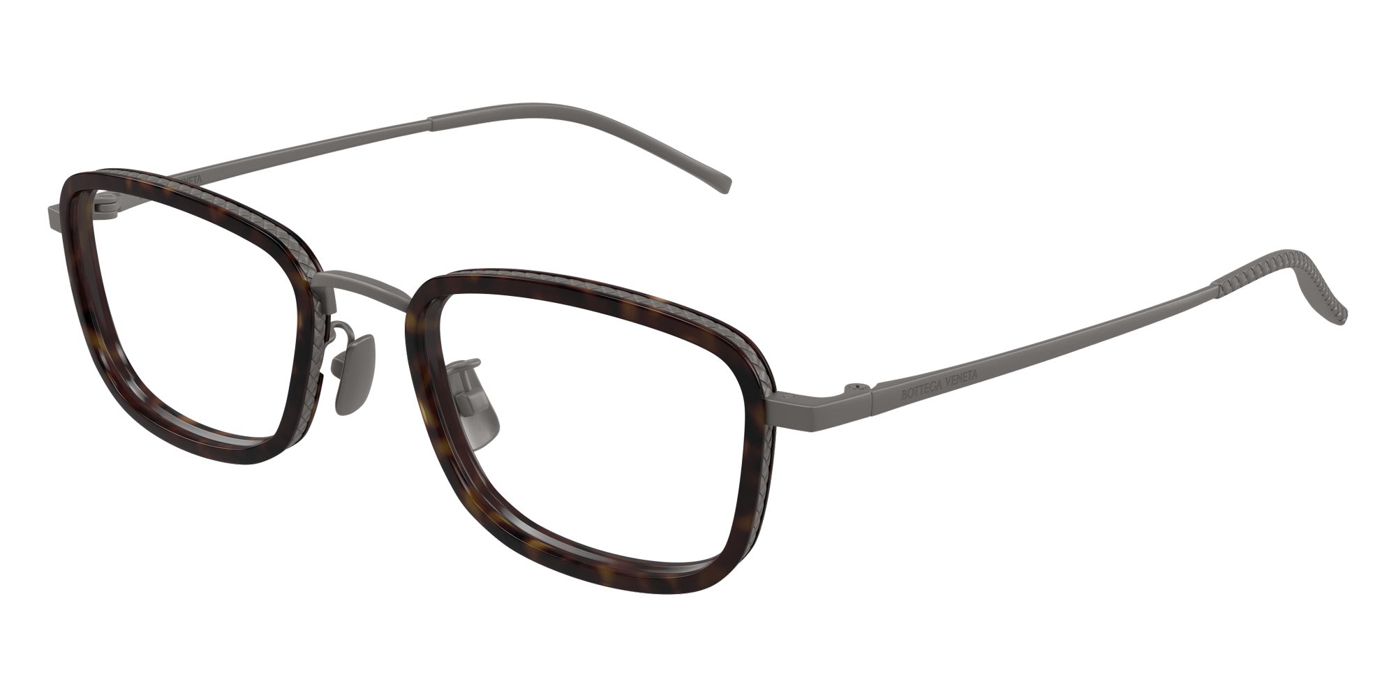 Bottega Veneta® BV1474OA BV1474OA 002 53 Eyeglasses - 002-Gunmetal