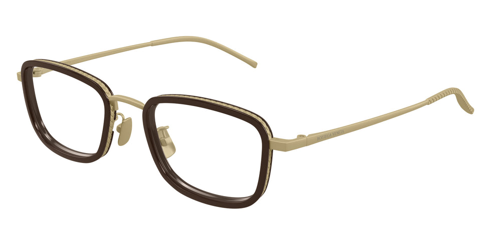 Bottega Veneta® BV1474OA BV1474OA 003 53 Eyeglasses - 003-Bronze
