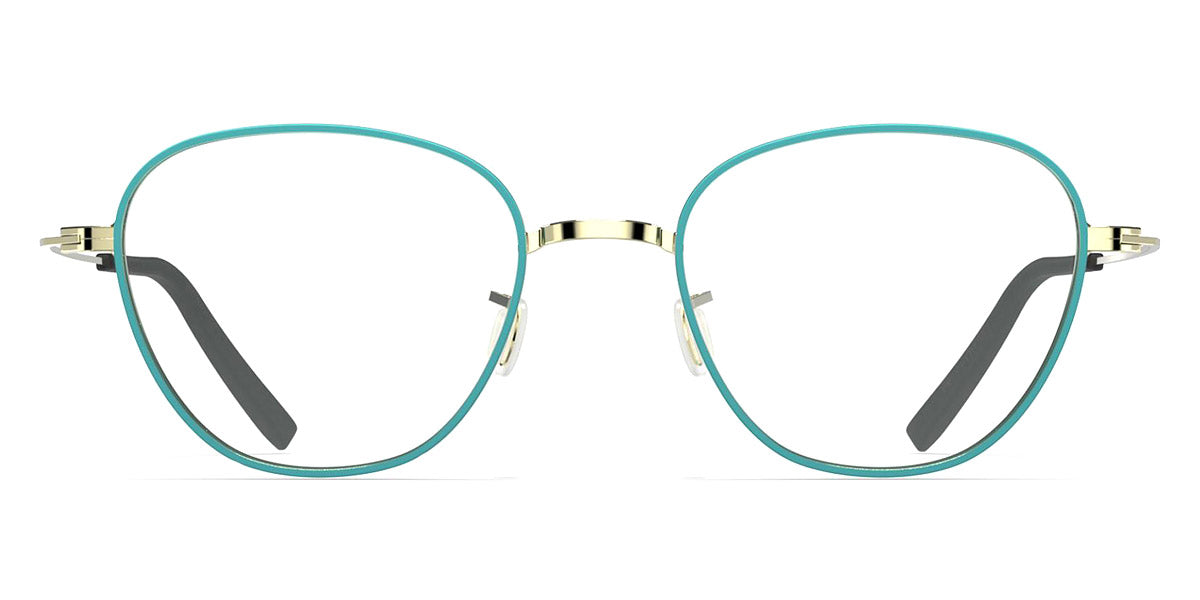 Blackfin® CATALINA BLF CATALINA 1639 51 - Light Gold / Deep Turquoise Rims Eyeglasses