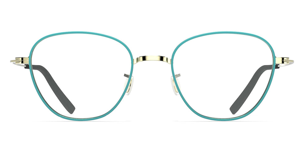 Blackfin® CATALINA BLF CATALINA 1639 51 - Light Gold / Deep Turquoise Rims Eyeglasses