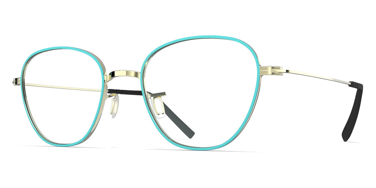 Blackfin® CATALINA BLF CATALINA 1639 51 - Light Gold / Deep Turquoise Rims Eyeglasses