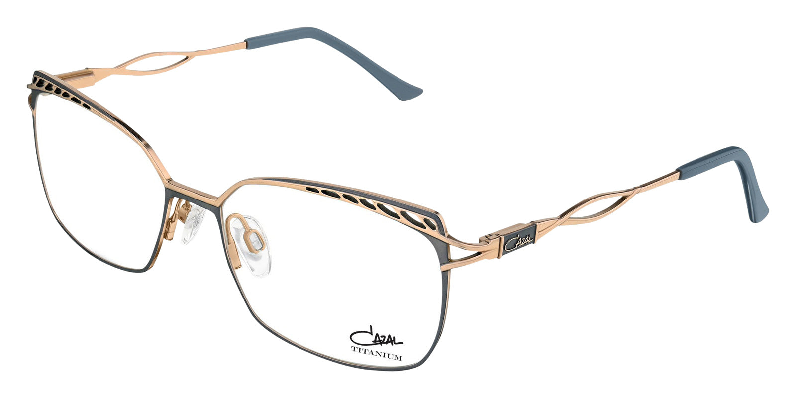 Cazal® 1293-Eyeglasses Eyeglasses - 004 Flint Grey-Rosegold