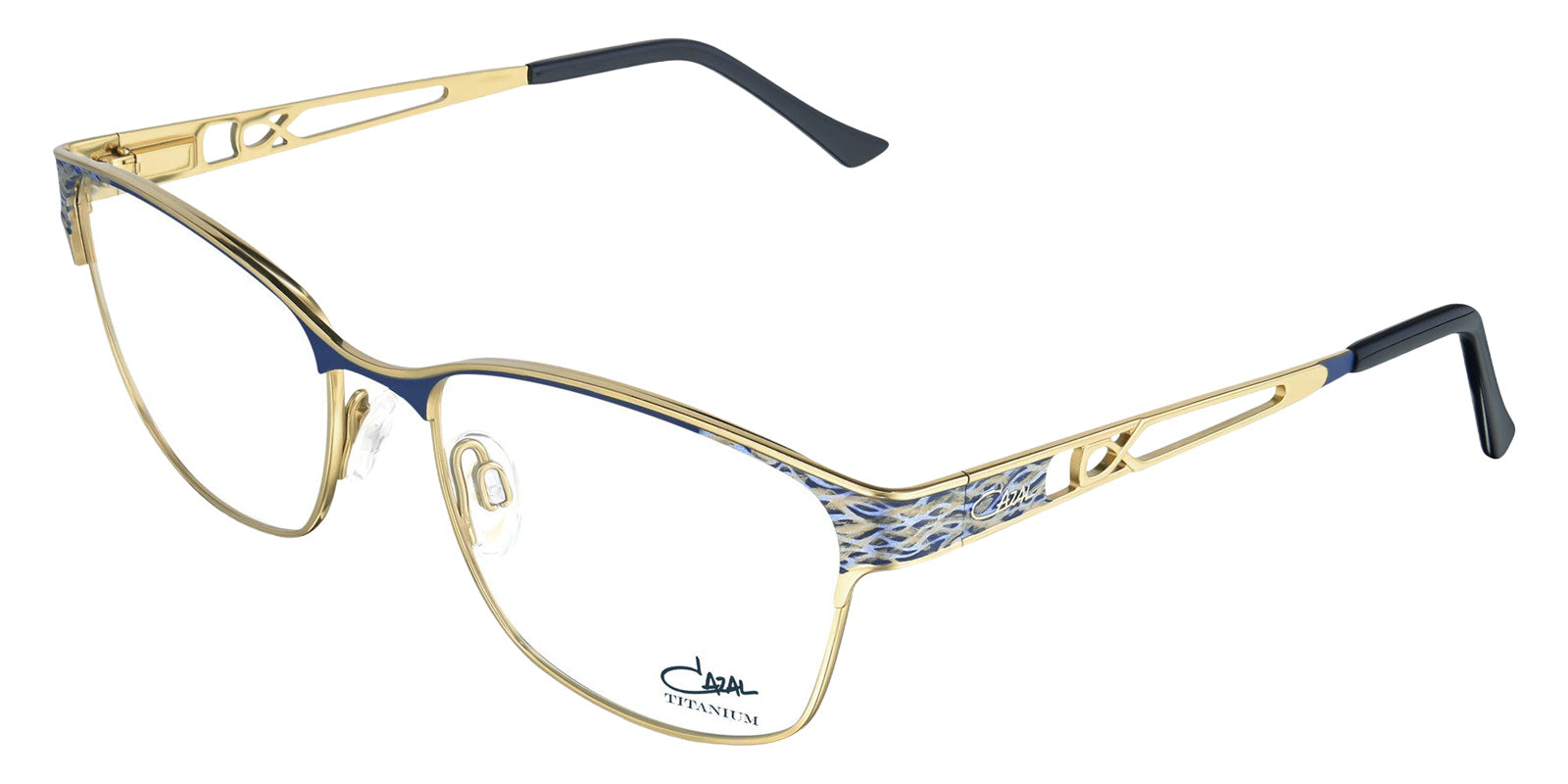 Cazal® 1294-Eyeglasses Eyeglasses - 001 Smoke Blue-Gold