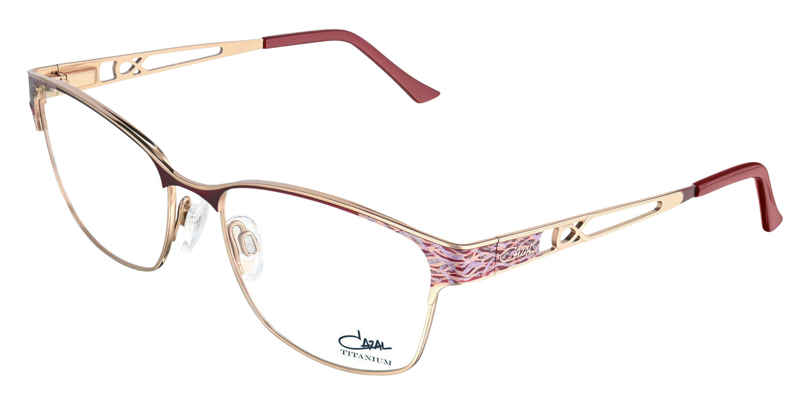 Cazal® 1294-Eyeglasses Eyeglasses - 003 Bordeaux-Rosegold