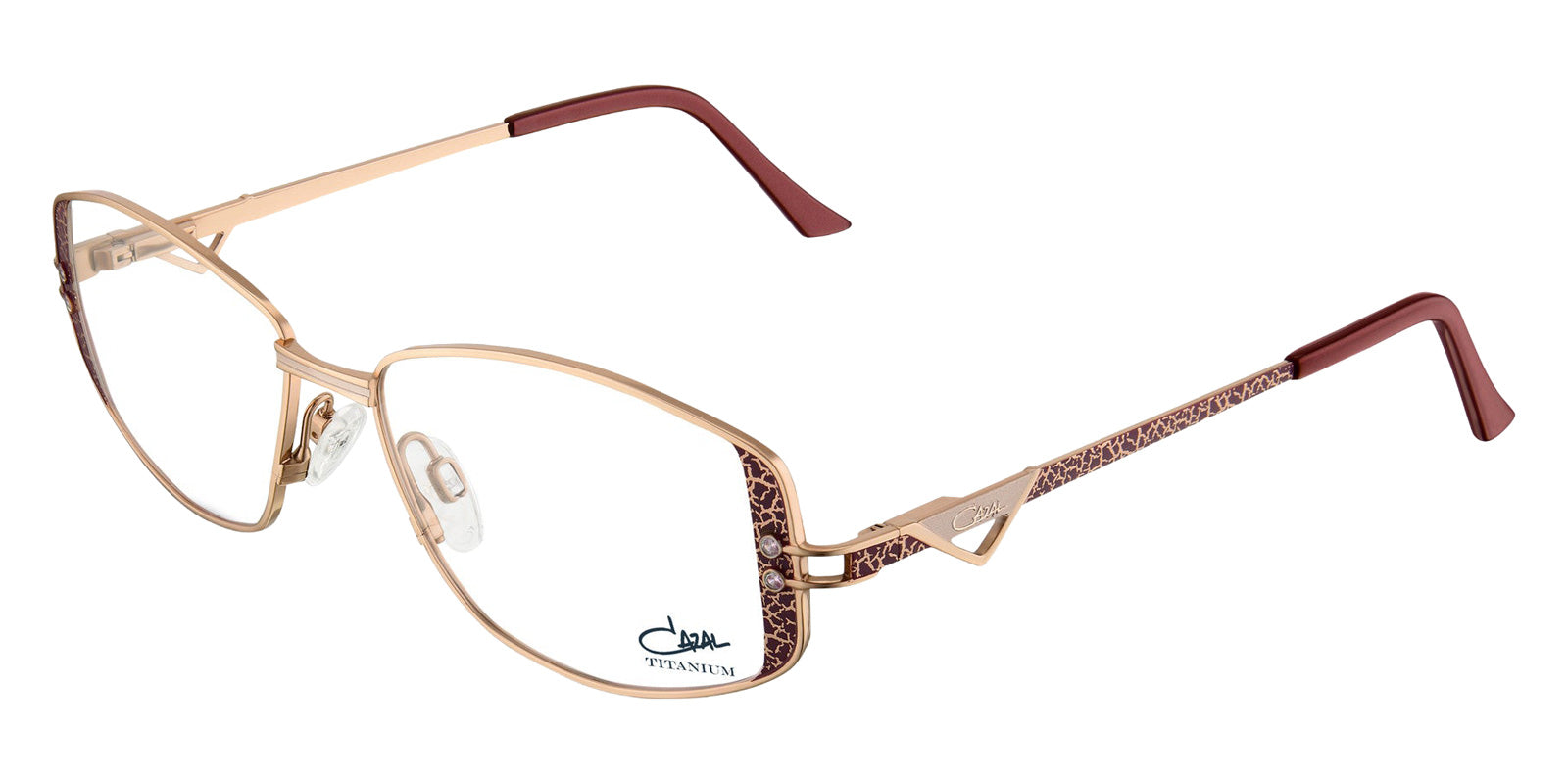 Cazal® 1296-Eyeglasses Eyeglasses - 004 Violet-Rosegold