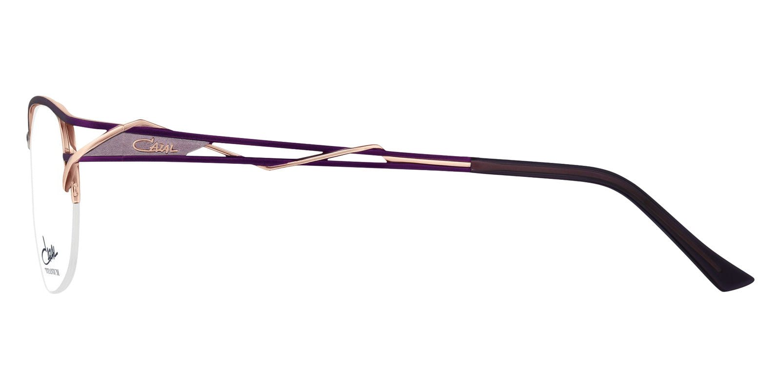 Cazal® 1297 CAZ 1297 004 fuchsia-rosegold 53 Eyeglasses - 004 fuchsia-rosegold