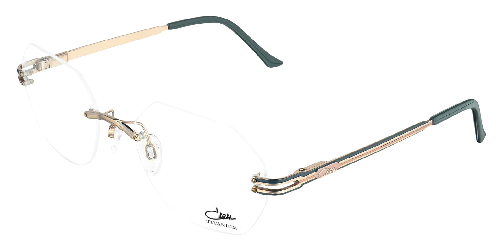 Cazal® 4319-Eyeglasses Eyeglasses - 004 Petrol Blue-Rosegold