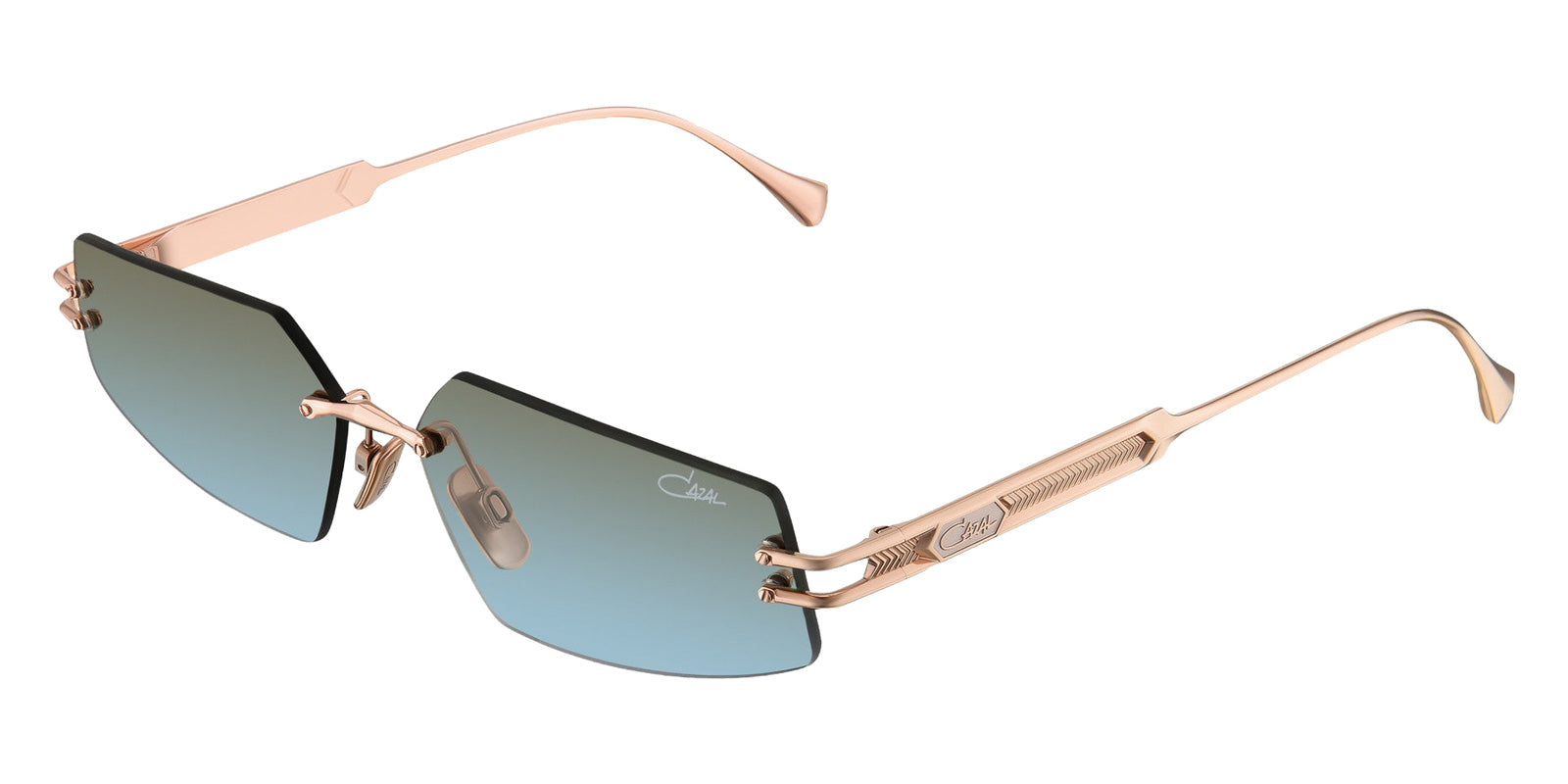 Cazal® 5017/3-Sunglasses Sunglasses - 002 Rosegold/Green Gradient/Ar Coated