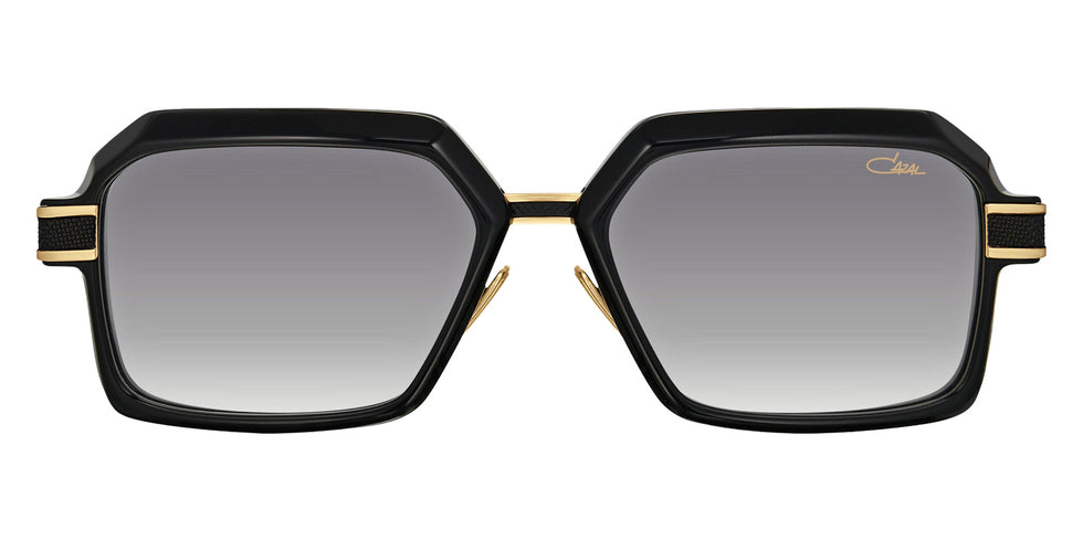 Cazal® 6040/3 Sunglasses - 001 Black-Gold/Grey Gradient/Ar Coated