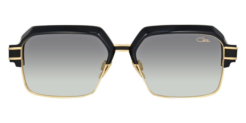 Cazal® 6041/3 Sunglasses - 001 Black-Gold/Grey Gradient/Ar Coated