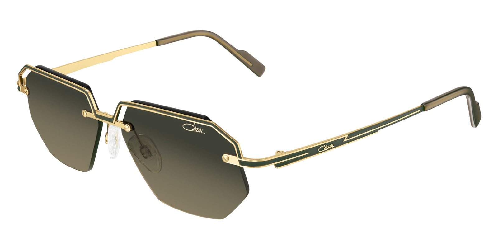 Cazal® 7117/3 CAZ 7117/3 002 khaki-gold 54 Sunglasses - 002 khaki-gold