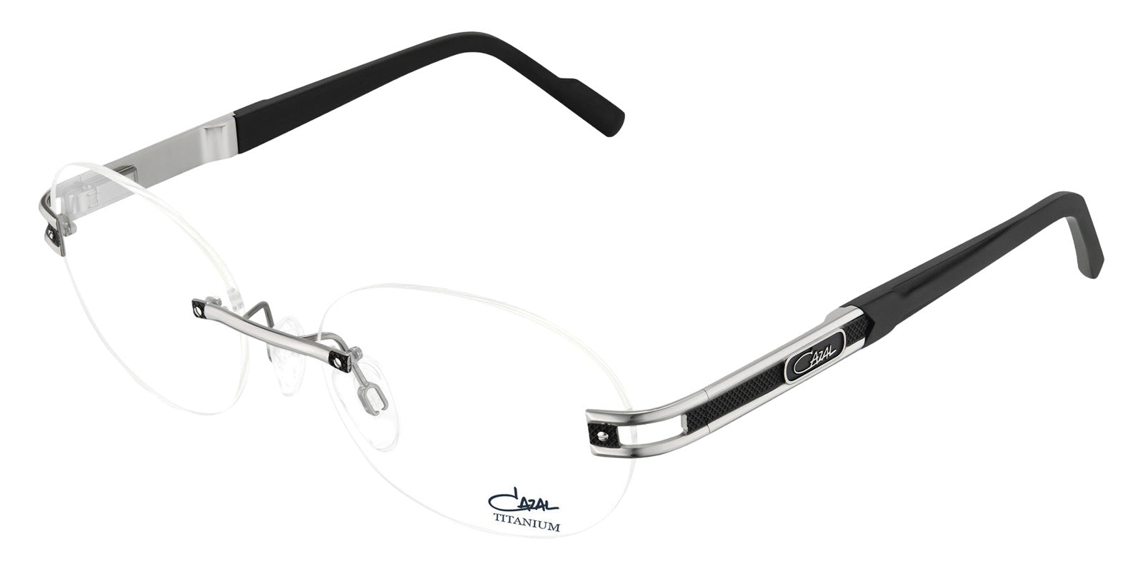 Cazal® 7118-Eyeglasses Eyeglasses - 002 Black-Silver Mat