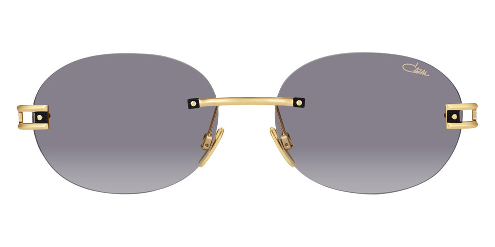 Cazal® 7118/3 Sunglasses - 001 Black-Gold/Grey Gradient/Ar Coated