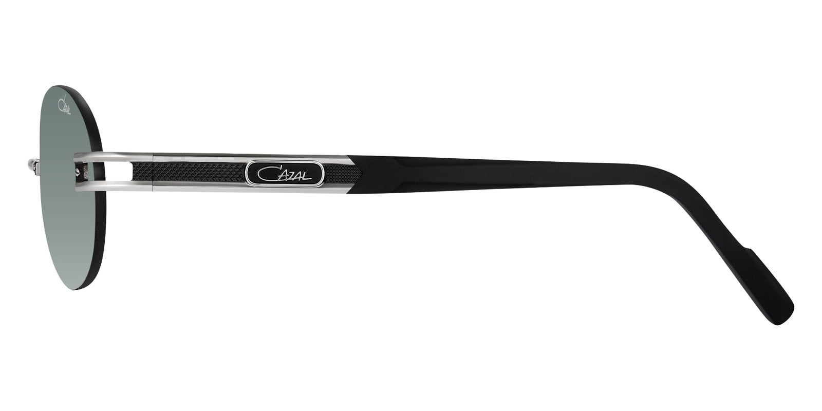 Cazal® 7118/3-Sunglasses Sunglasses - 002 Black-Silver Mat/Green Gradient/Ar Coated