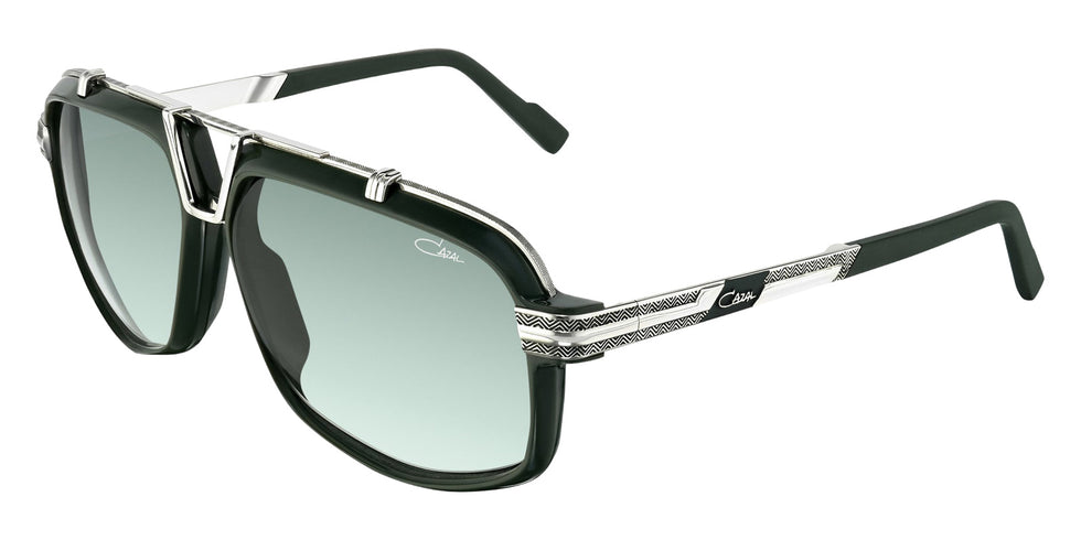 Cazal® 8049-Sunglasses Sunglasses - 003 Khaki-Silver/Green Gradient/Ar Coated