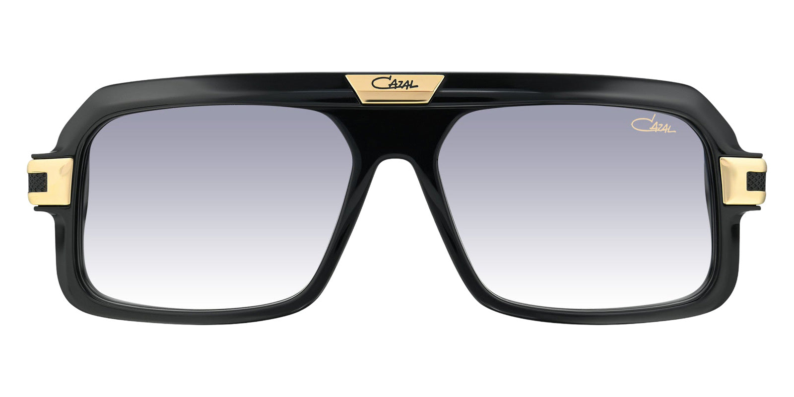 Cazal® 8051 Sunglasses - 001 Black-Gold/Grey Gradient/Ar Coated
