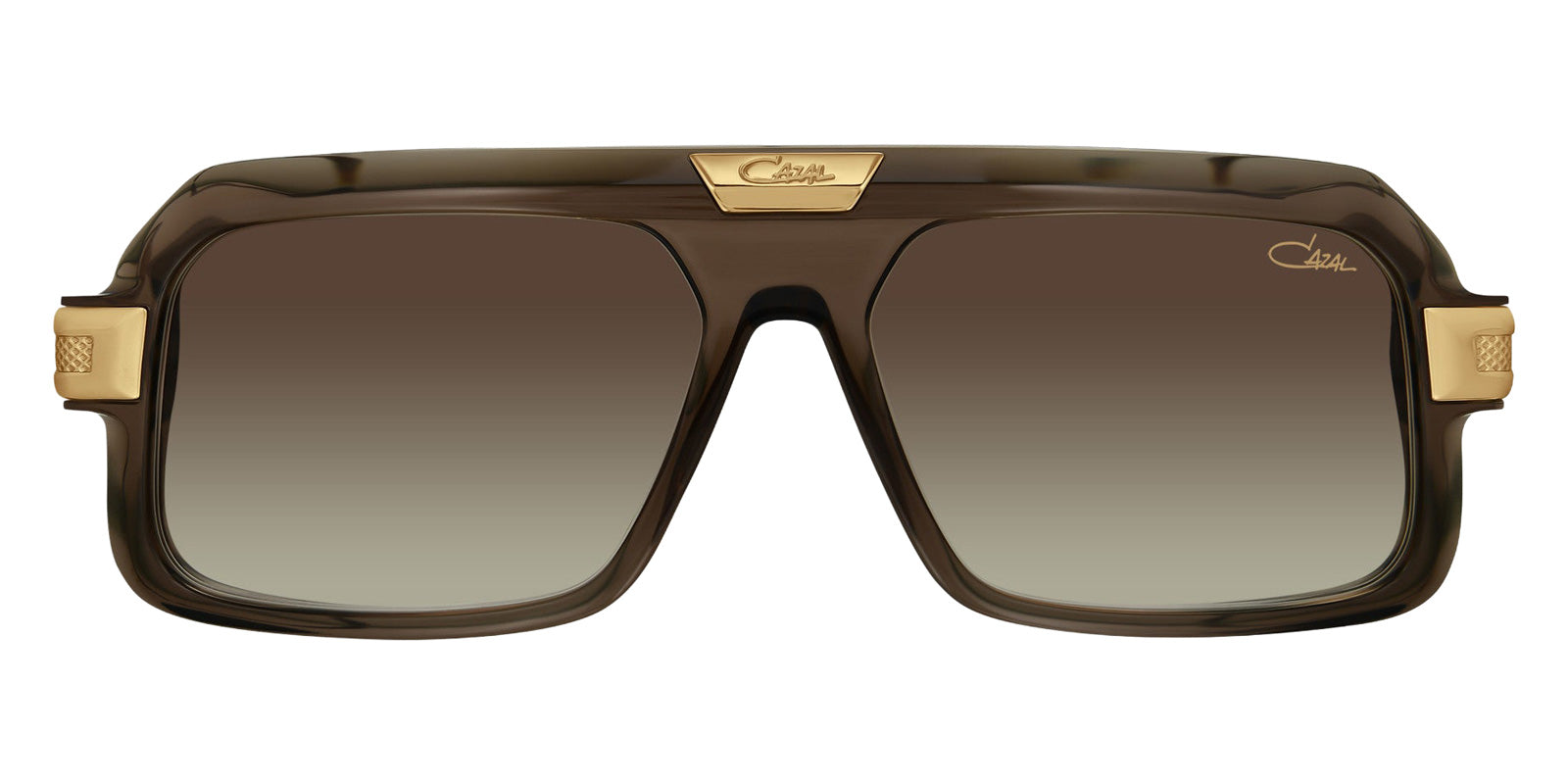 Cazal® 8051 Sunglasses - 002 Brown-Gold/Brown Gradient/Ar Coated