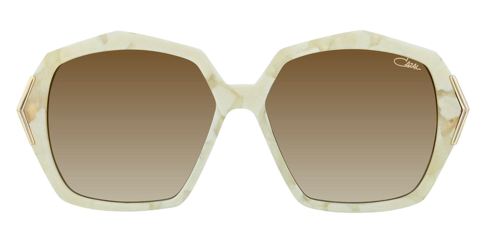 Cazal® 8520 Sunglasses - 004 Pearl-Gold/Brown Gradient/Ar Coated