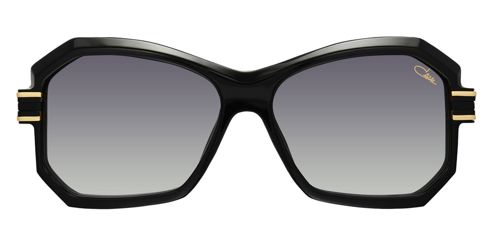 Cazal® 8521 Sunglasses - 001 Black-Gold/Grey Gradient/Ar Coated