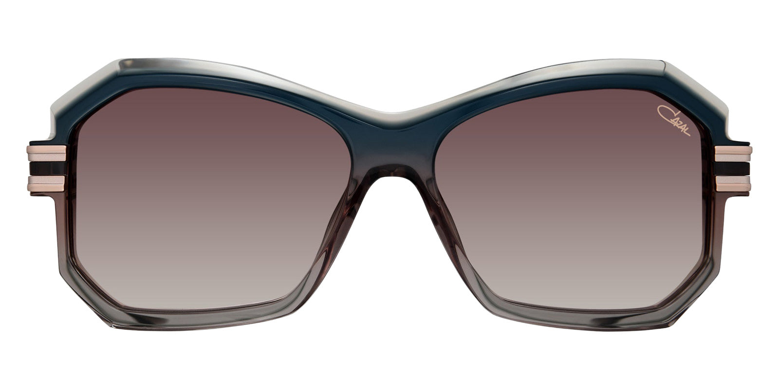 Cazal® 8521 Sunglasses - 003 Petrol Blue-Rosegold/Violet Gradient/Ar Coated