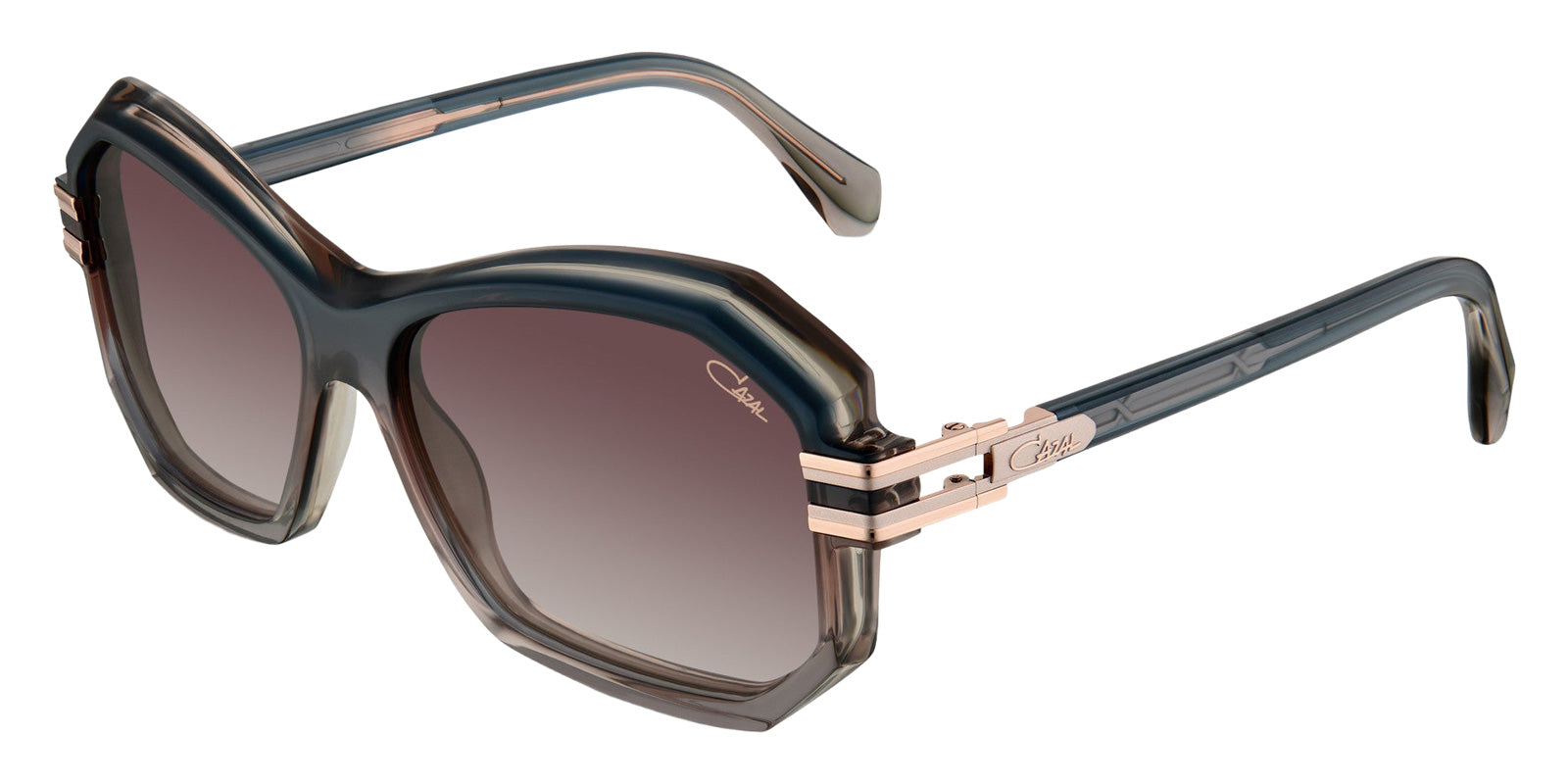 Cazal® 8521-Sunglasses Sunglasses - 003 Petrol Blue-Rosegold/Violet Gradient/Ar Coated