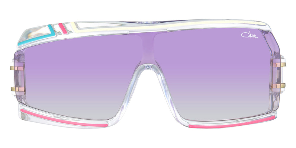 Cazal® 858 Sunglasses - 255 Crystal-Gold/Violet Gradient/Ar Coated