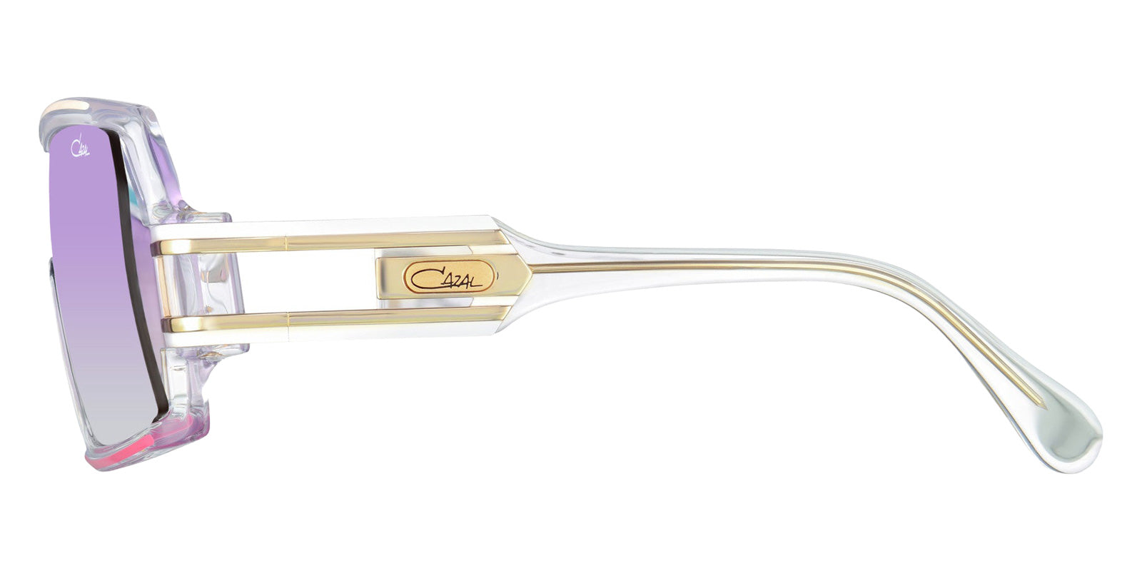 Cazal® 858-Sunglasses Sunglasses - 255 Crystal-Gold/Violet Gradient/Ar Coated