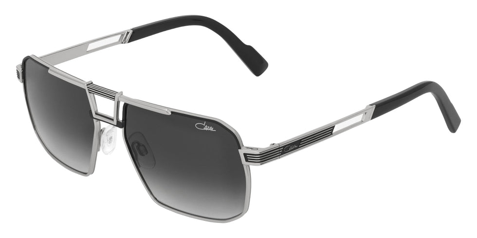 Cazal® 9112-Sunglasses Sunglasses - 002 Dark Green-Silver/Grey Gradient/Ar Coated